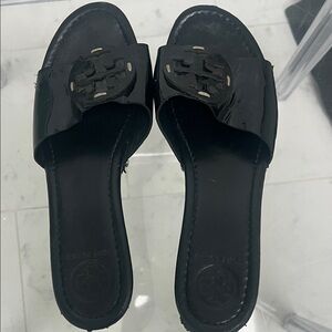 Tory Burch Black Slide Sandals for Women